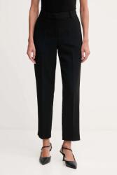 Tommy Hilfiger nadrág fekete, magas derekú egyenes, WW0WW48355 - fekete 38