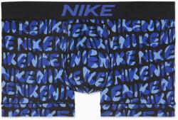 Nike Boxer alsó Nike Dri-Fit Essential Micro Trunk 1P - game royal/blck bubble swoosh print - Kék (0000KE1159-11Z)