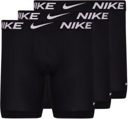 Nike Boxer alsó Nike Boxer Brief Long 3P - black/black/black - Fekete (0000KE1158-UB1)