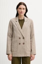 United Colors of Benetton len blézer - bézs XL