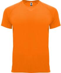 ROLY Férfi Bahrein rövid ujjú sport póló S narancssárga