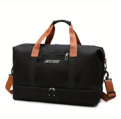  Utazótáska -fekete- 46 X 28 X 25 Cm (fu14301)