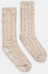 Ugg zokni gyapjúkeverékből ELOWYN bézs, 1171627 - bézs Univerzális méret