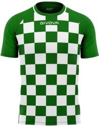 GIVOVA Dama sportpóló zöld-fehér XL fehér|zöld