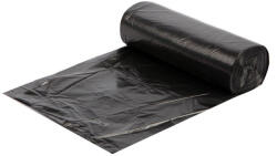 Szemeteszsák 135 liter 70 x 110 cm erősített 10 db/tekercs fekete - delfinbuvar