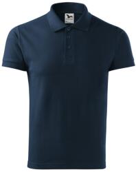 MALFINI Férfi galléros póló Cotton Heavy - Tengerészkék | 2XL (2150217)