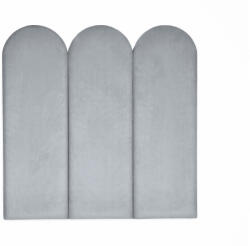 MIRAS Obluček kárpitozott panel - szürke