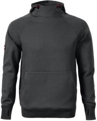 MALFINI Férfi kapucnis pulóver Vertex - Ebony gray | 4XL (W439419)