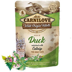 CARNILOVE CARNILOVE CAT kacsa macskamentával 24x85g