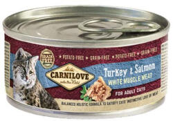 CARNILOVE CARNILOVE CAT Pulyka és Lazac 12x100g