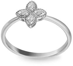 Heratis Forever Gyémánt négylevelű lóhere gyűrű, 14 karátos fehérarany IZBR1490AP