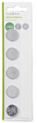Nedis CR2025 lítium gombelem, 3V, 5 db-os kiszerelés, hosszú élettartamú