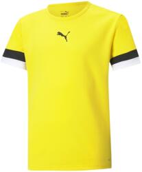 PUMA Gyerek Sportpóló Puma Teamrise fekete|narancssárga|sárga