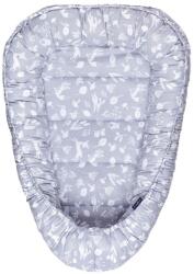 WOMAR babafészek Szürke erdő mintás pamut 3-Z-KOK-11