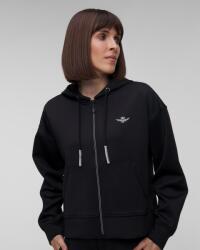 Aeronautica Militare Hanorac Cu Fermoar Negru Pentru Femei Aeronautica Militare