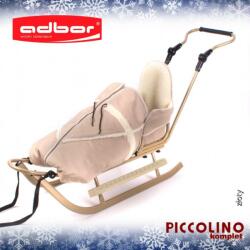 Adbor szánkó komplett arany háttámla+bundazsák+tolókar