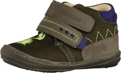 Szamos 1590-208310 19 első lépés tépős bokacipő, antr-szü-zöl