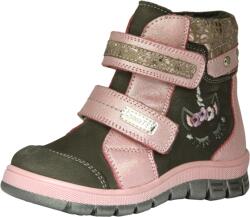 Szamos 1739-472362 29es szürke/pink bakancs TEX