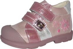 Szamos 1532-507492 29 mályva-ezüst 2 tépős bokacipő