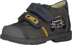 Szamos 1704-207392 27 szürke/kék/sárga 2tépős cipő SUPI