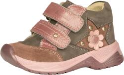 Szamos 1563-401821 21 2tépős bokacipő szürke-mályva