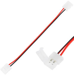 Idealed 2PIN LED led szalag csatlakozó, kétoldalas retesz 8 mm-es kábellel (LEDAKC0510)