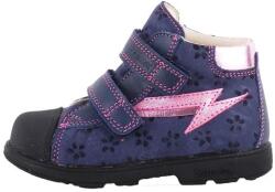 Szamos 1666-507092 28 kék-pink SUPI bokacipő 2tépős