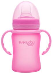 Everyday 263024 itatópohár 150ml 6+hó Rózsa, ütésálló üveg