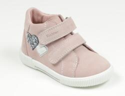 richter 2501 1111 1220 25 púder/ezüst két tépős zárt bokacip