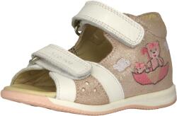 Szamos 4418-404910 19 rózsaszín/fehér szandál