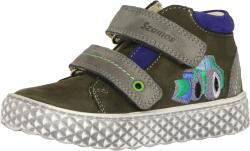 Szamos 1640-200232 29 2tépős bokacipő antracit-szürke-kék