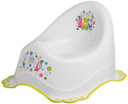 MALTEX bili zenélős Maci&Barátai fehér/zöld csúszásgátlós