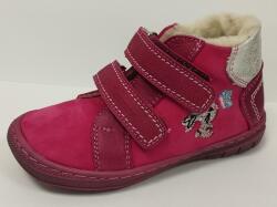 Szamos 1555-458010 18 lány cipő szőrmebélés pink-ezüst 2tépő
