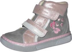 Szamos 1492-501770 20 szürke-rózsa 2tépős bokacipő