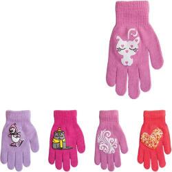 yo kesztyü R-12A lány 16cm AKRYL ABS 5ujjas mintás