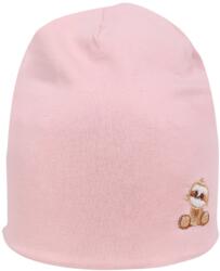 yo sapka CDA-0001G 46-48 pink púder lány dupla őszi sapka