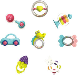 Konig Kids 608-70 rágóka és csörgő szett, 8 db-os