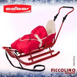 Adbor szánkó komplett piros