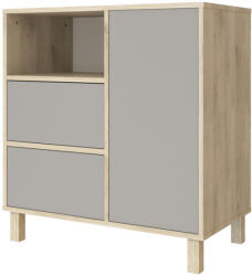 Faktum Wing GG komód (Grey Oak&Grey) 86*48*92cm