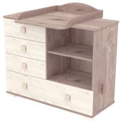 Timba Viki pelenkázó 107-es Krém/fűz eltolható feltéttel