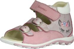 Szamos 4352-406913 34 pink/fehér szandál 2csat 1tépős