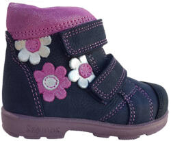 Szamos 1422 507491 19 s. kék pink 2 tépős bokacipő