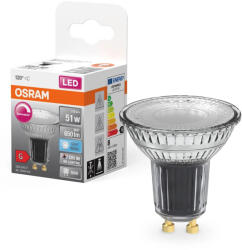 OSRAM GU10 LED izzó 8.3W = 80W 575lm 4000K Semleges 120°-ban szabályozható OSRAM SUPER STAR (4058075433700)