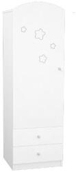 Timba Félix állószekrény 180BAL elem Fehér/csillagos