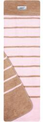 womar 75*100 pam rózs-bézs csíkos pléd