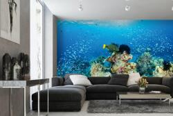 DIMEX ART Самозалепваща се флизелинова фототапета коралов риф 375 x 250 см