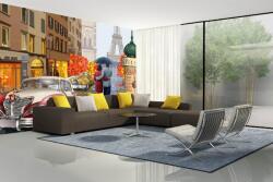 DIMEX ART Самозалепваща се флизелинова фототапета винтидж плакат париж 375 x 250 см