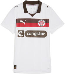 PUMA Női Futás Pulóver Drycell Technológia, Rövid Ujjú Fc St. Pauli 25/26, White PUMA barna|fehér