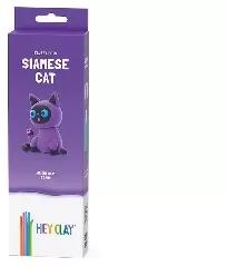 HEY CLAY Figura Pihepuha Sziámi Macska (15170)