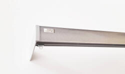  2 soros előlapos mercury ezüst színű alumínium sín tartozékokkal - 400 cm felett